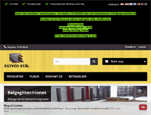 Tablet Screenshot of egtvedstaal.dk